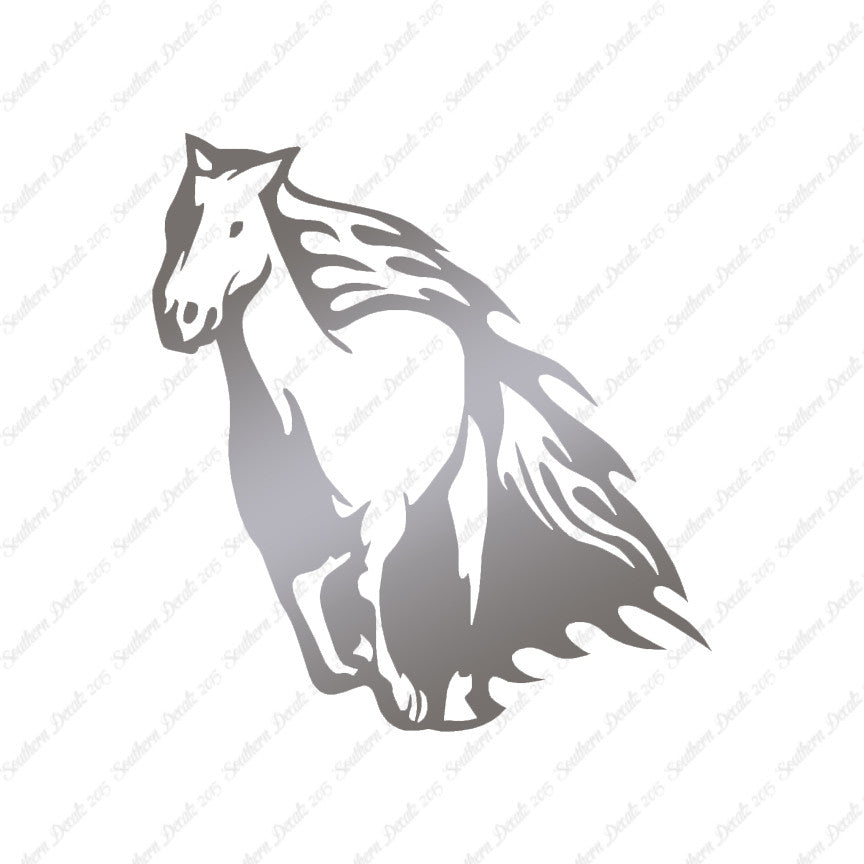 Fire Flames Horse Mustang