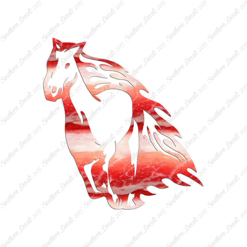 Fire Flames Horse Mustang