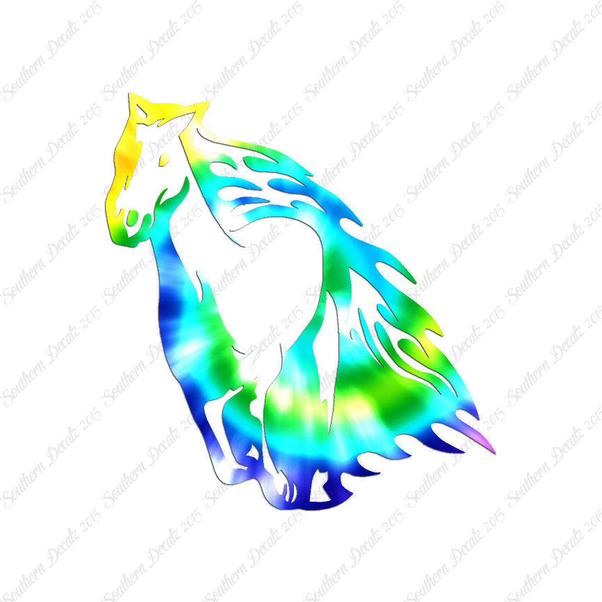 Fire Flames Horse Mustang