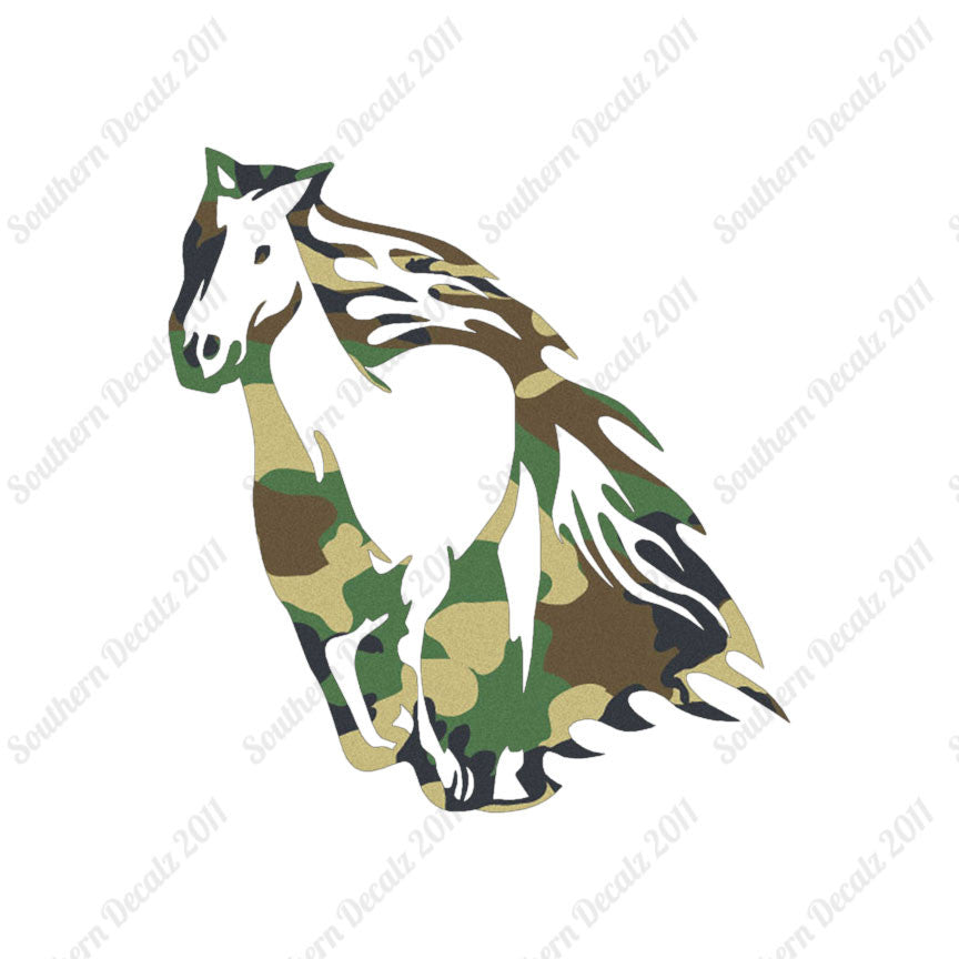 Fire Flames Horse Mustang