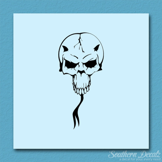 Lizardman Demon Monster Skull