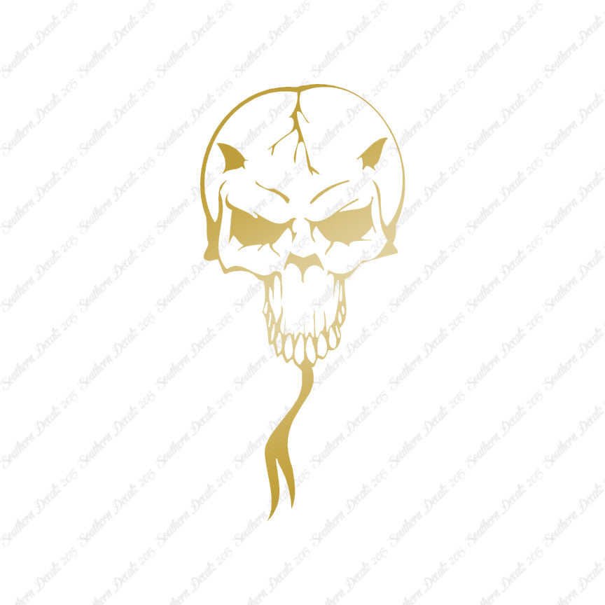 Lizardman Demon Monster Skull