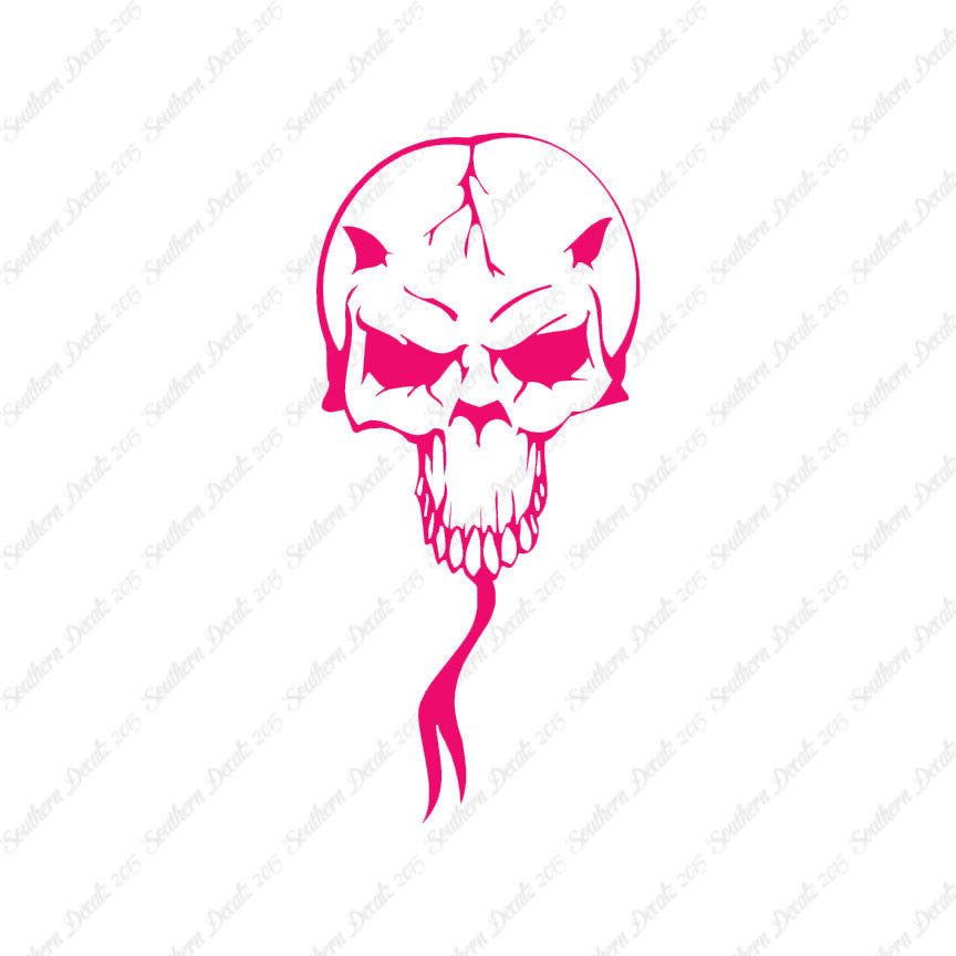 Lizardman Demon Monster Skull