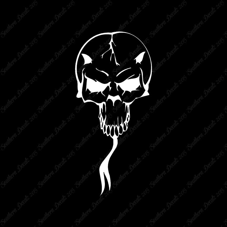 Lizardman Demon Monster Skull