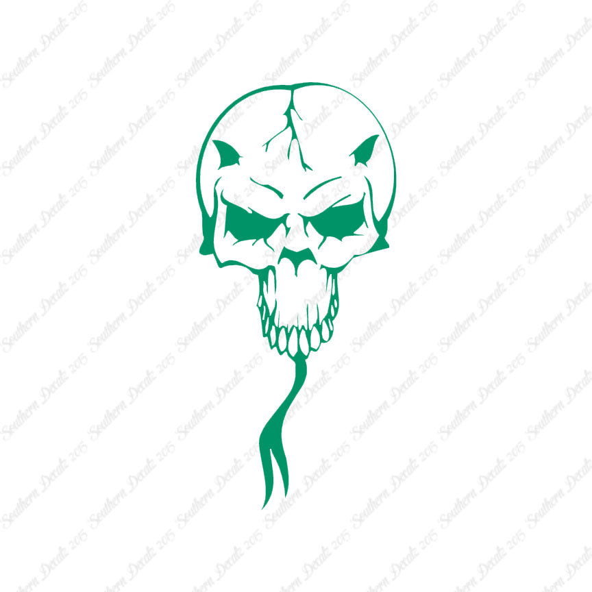 Lizardman Demon Monster Skull