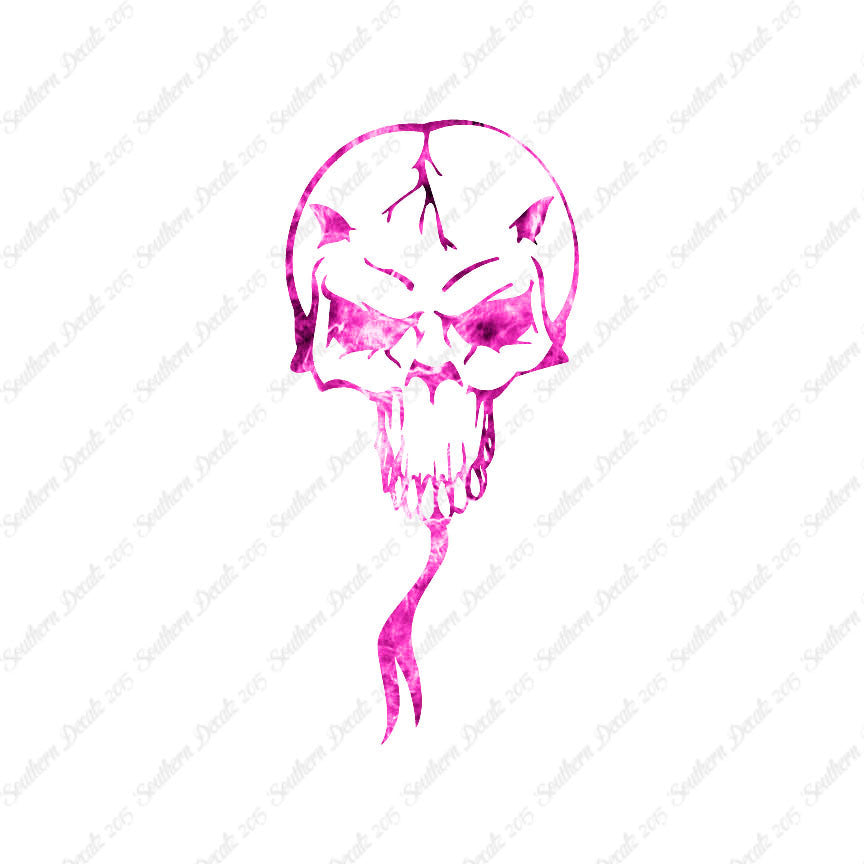 Lizardman Demon Monster Skull
