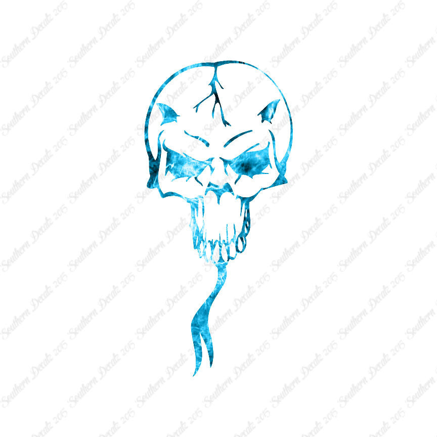 Lizardman Demon Monster Skull