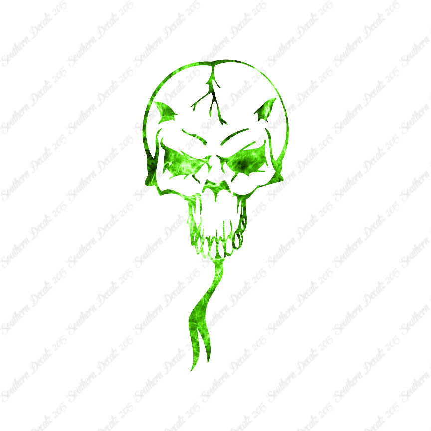 Lizardman Demon Monster Skull