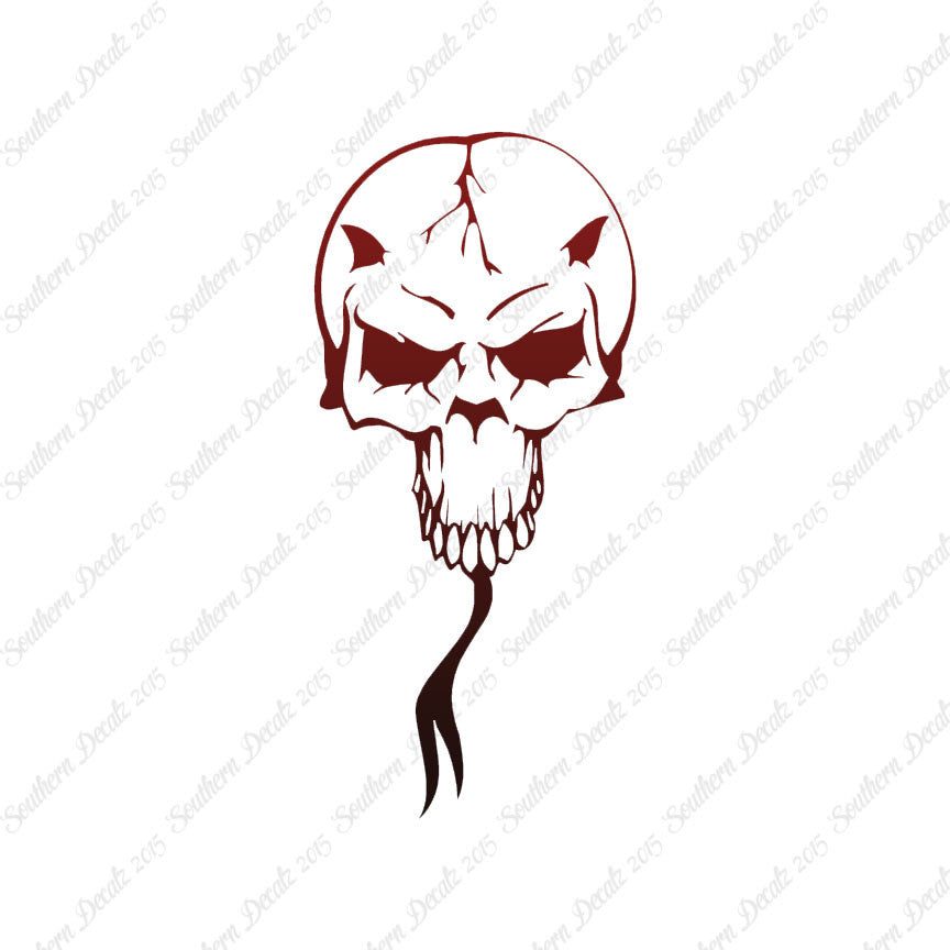 Lizardman Demon Monster Skull