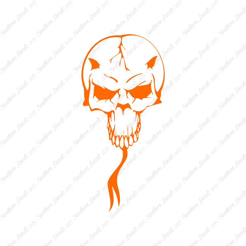 Lizardman Demon Monster Skull
