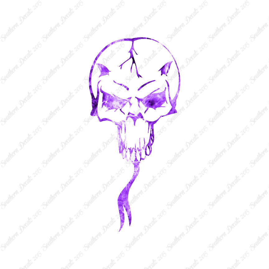 Lizardman Demon Monster Skull