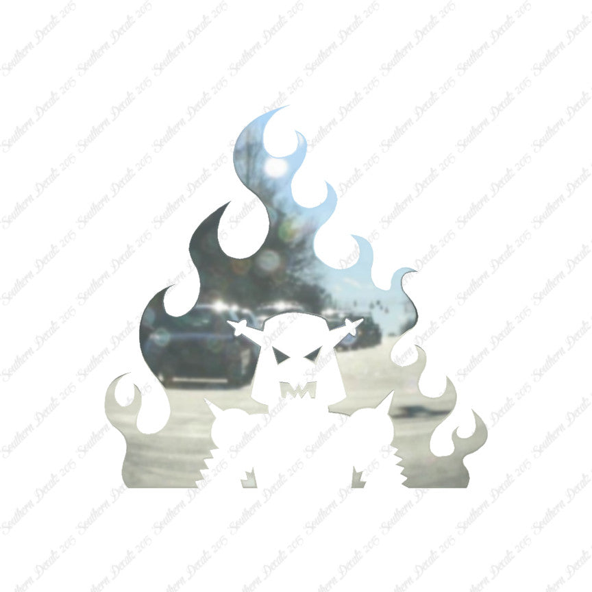 Flame Fire Robot Flames