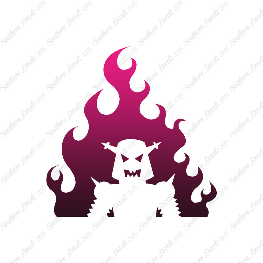 Flame Fire Robot Flames