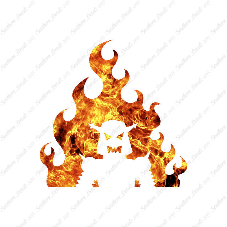 Flame Fire Robot Flames