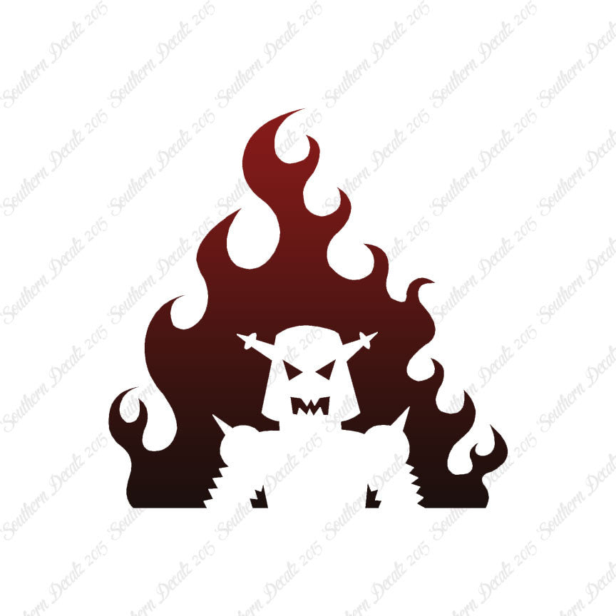 Flame Fire Robot Flames