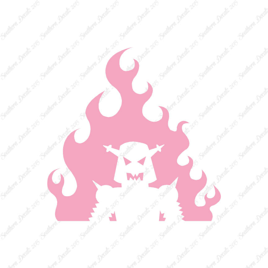 Flame Fire Robot Flames
