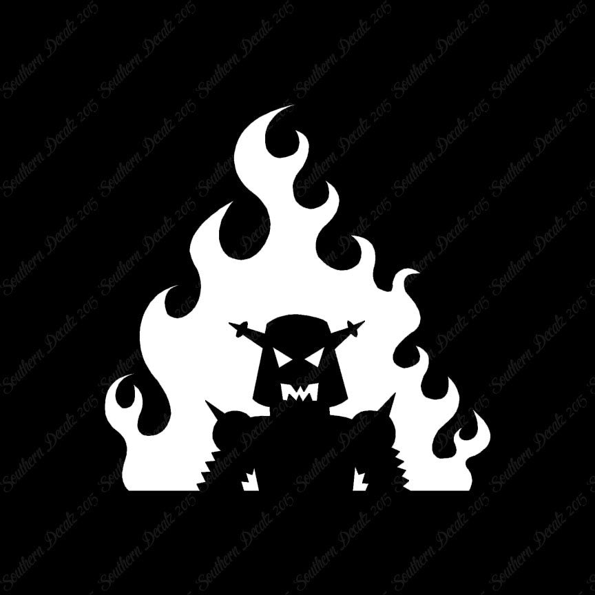 Flame Fire Robot Flames