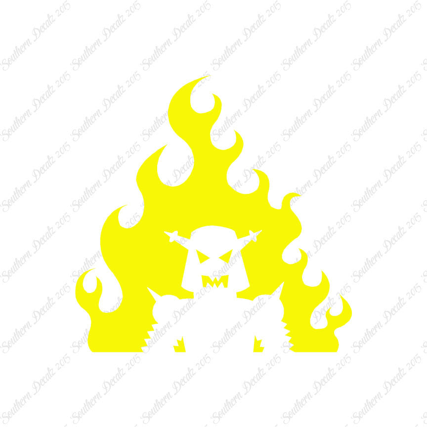 Flame Fire Robot Flames