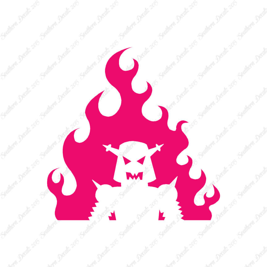 Flame Fire Robot Flames