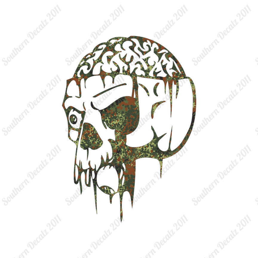 Zombie Skull Brain