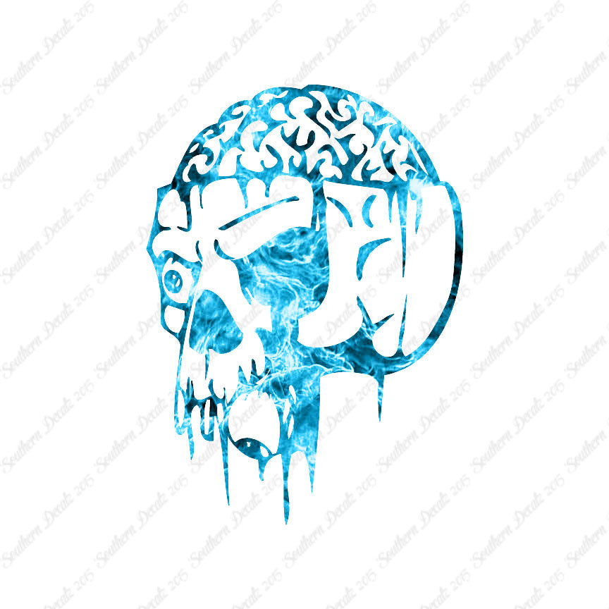 Zombie Skull Brain