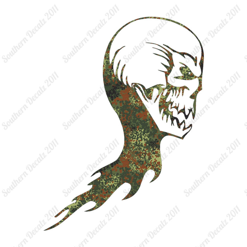 Skull Skeleton Flame Fire