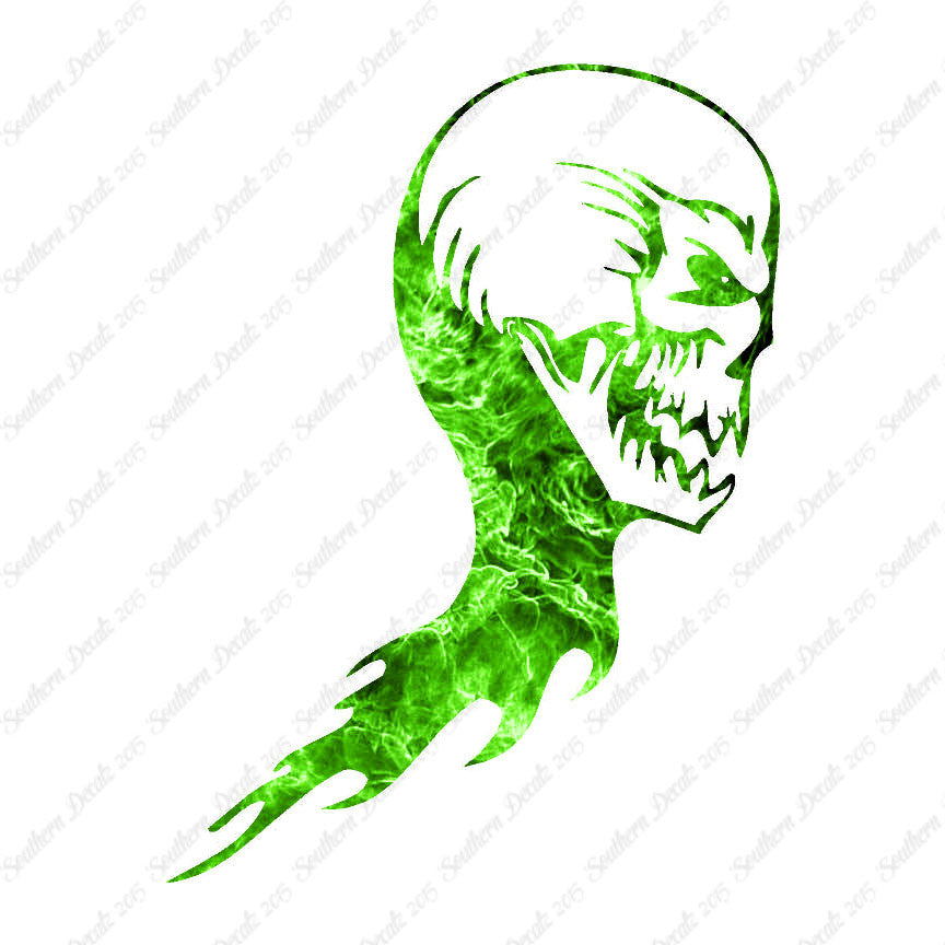 Skull Skeleton Flame Fire