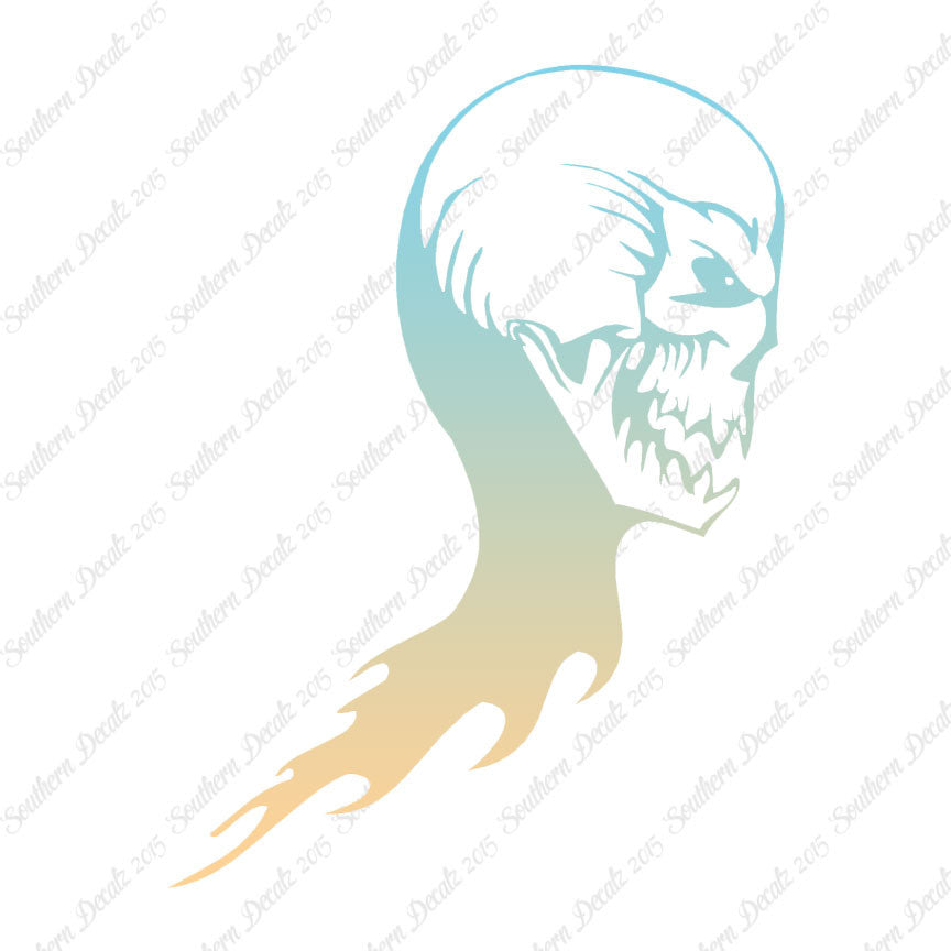 Skull Skeleton Flame Fire
