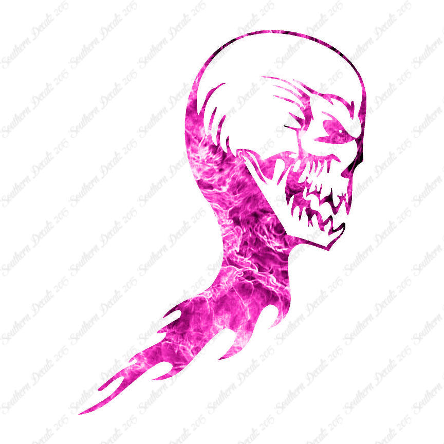 Skull Skeleton Flame Fire
