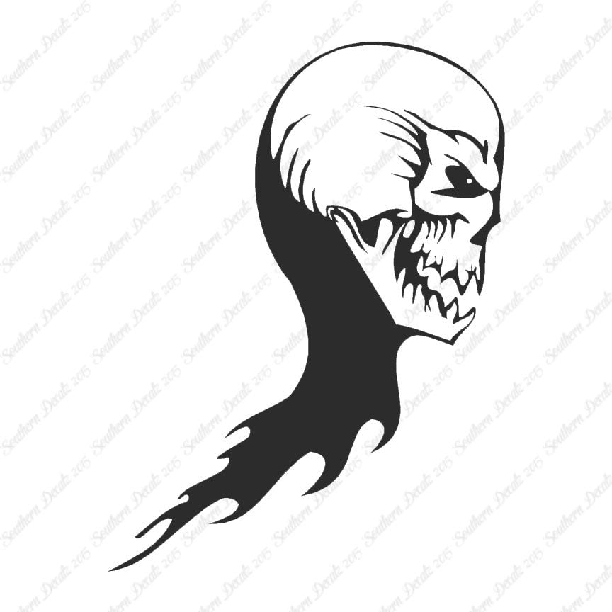 Skull Skeleton Flame Fire
