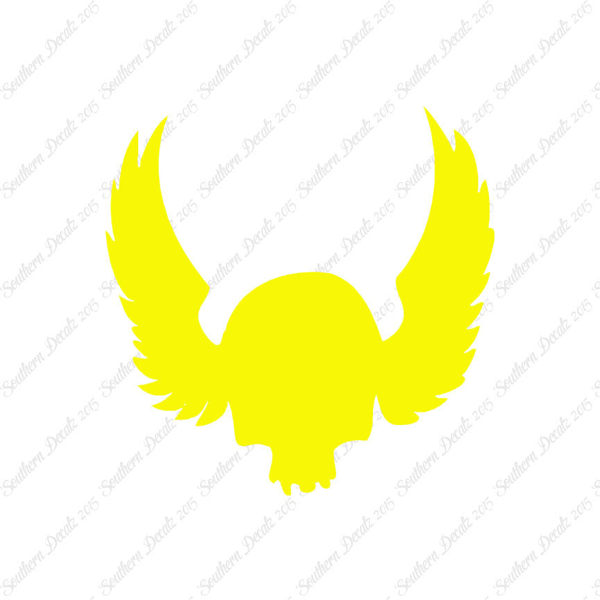 Skull Wing Flying