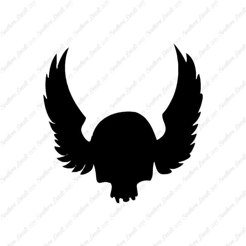 Skull Wing Flying