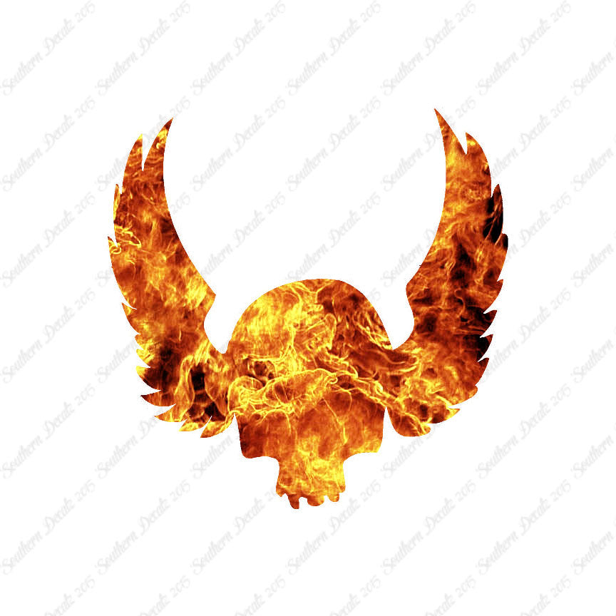 Skull Wing Flying