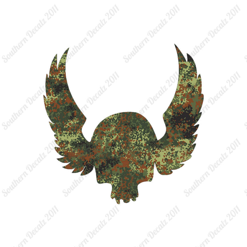 Skull Wing Flying