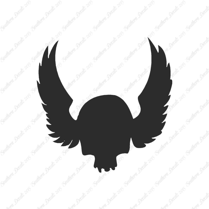 Skull Wing Flying
