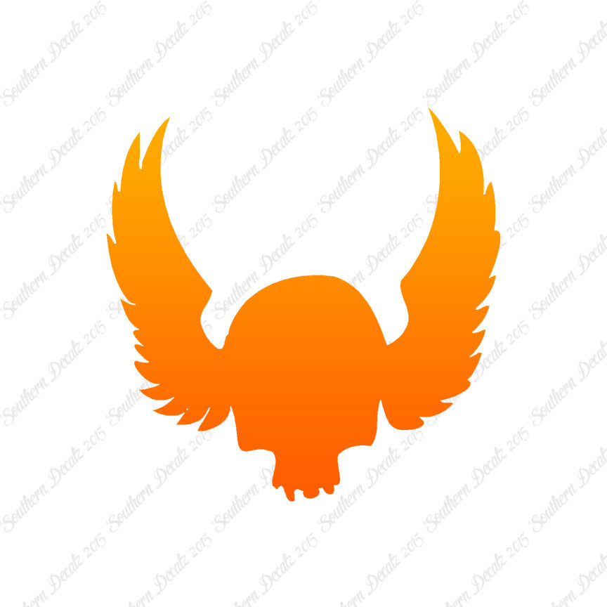 Skull Wing Flying