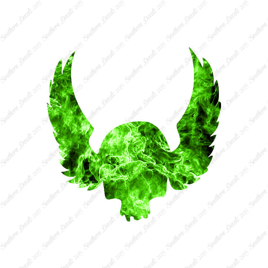 Skull Wing Flying