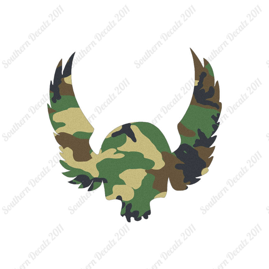 Skull Wing Flying