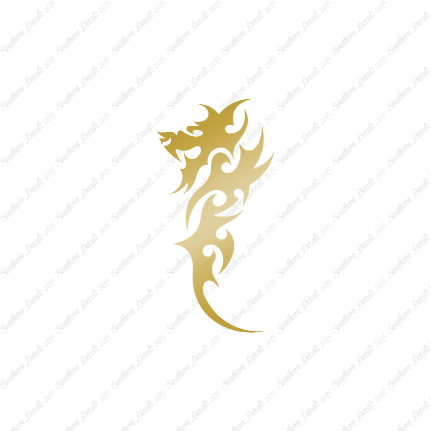 Tribal Chinese Dragon Lizard