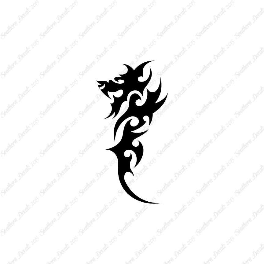 Tribal Chinese Dragon Lizard