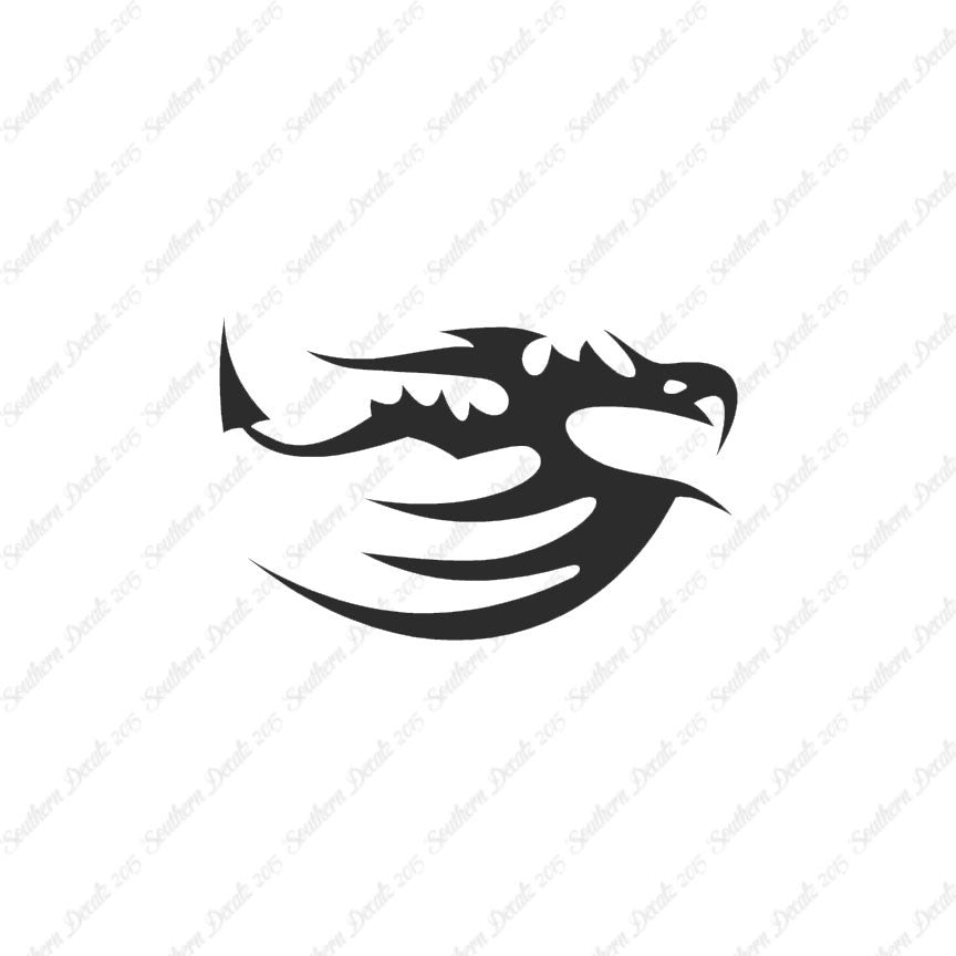 Flying Reptile Dragon Tribal