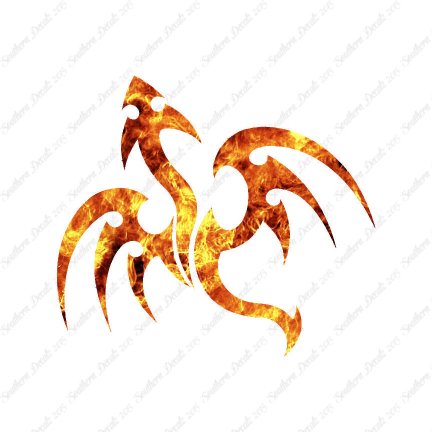 Bird Flying Art Tribal