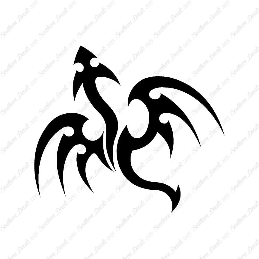 Bird Flying Art Tribal