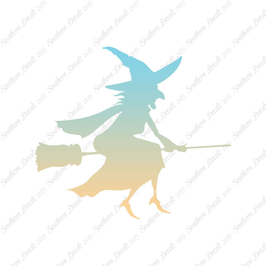 Witch Broomstick Flying