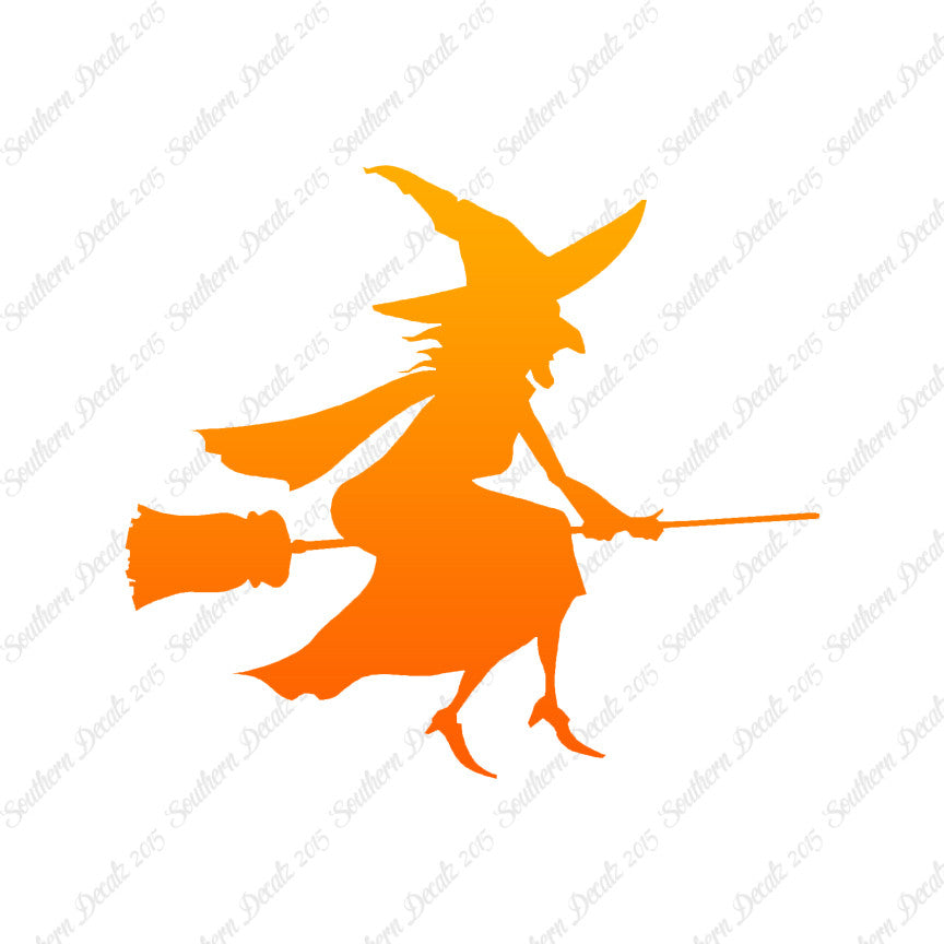 Witch Broomstick Flying