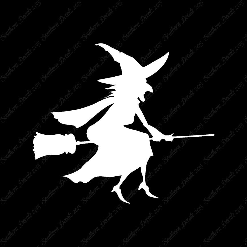 Witch Broomstick Flying
