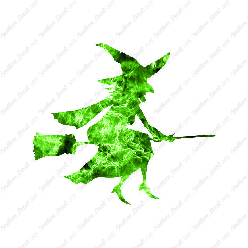 Witch Broomstick Flying