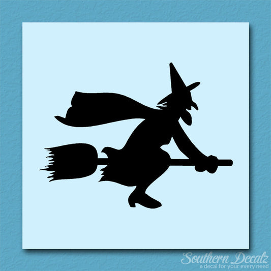 Broomstick Flying Witch