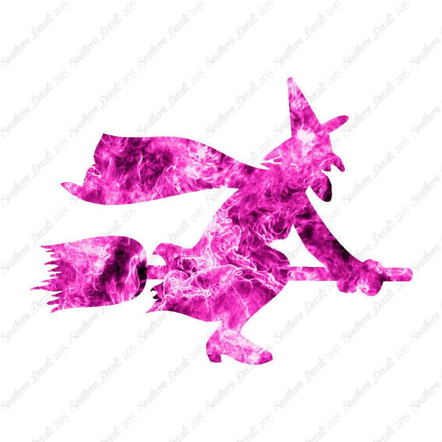 Broomstick Flying Witch