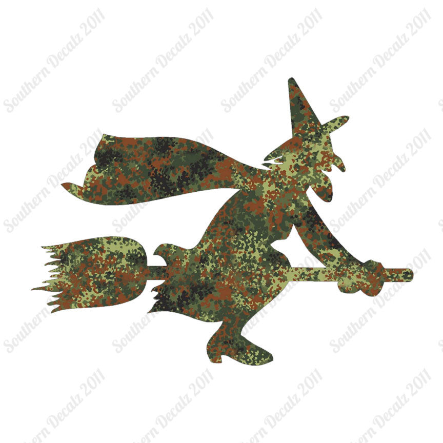 Broomstick Flying Witch